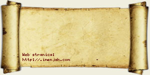 Isidora Karanović vizit kartica